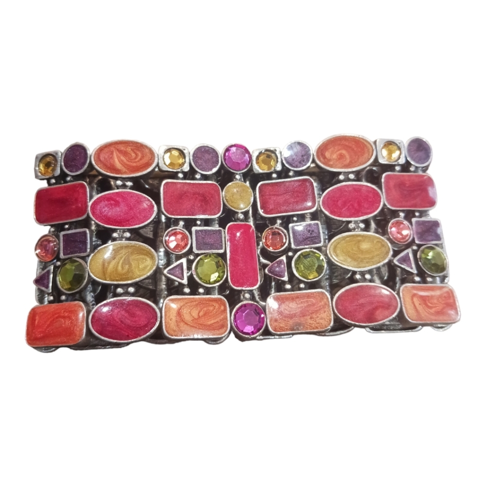 vintage cluster strech bracelet